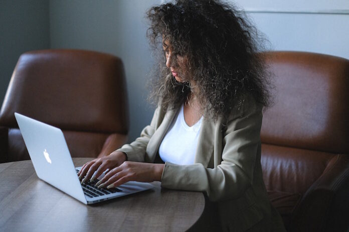 Woman on Laptop