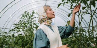 Woman Gardening