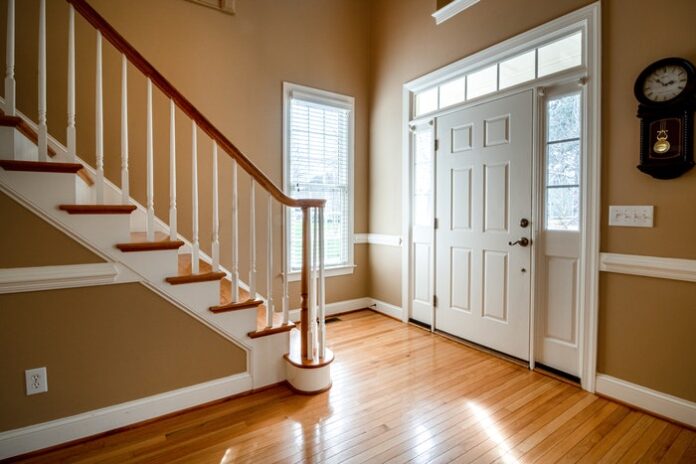 Wood floor in house