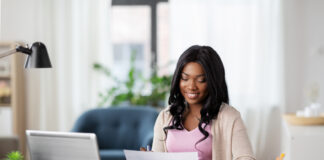 Businesswoman working