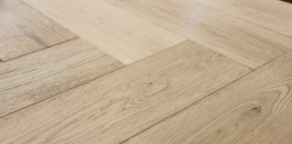 herringbone wood flooring