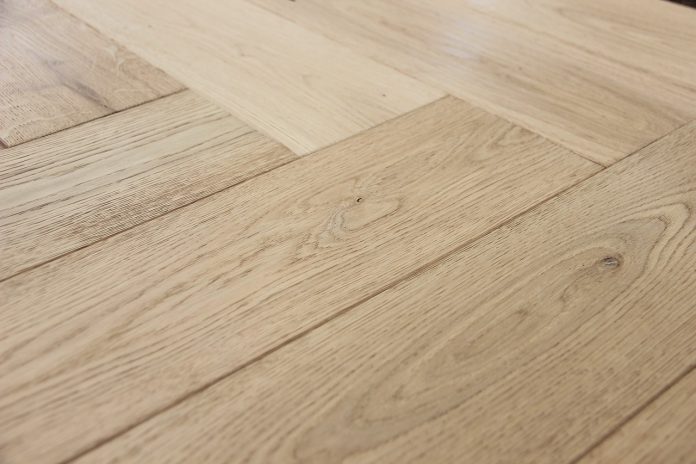 herringbone wood flooring