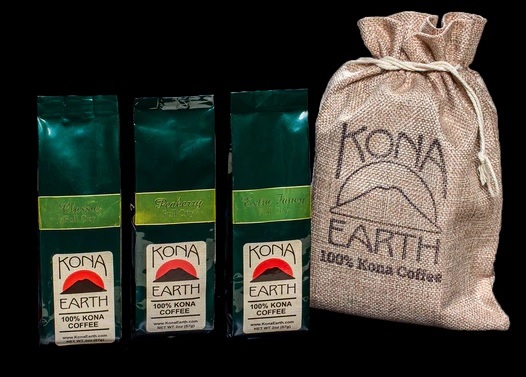 Kona Earth Coffee Gift of Aloha Set