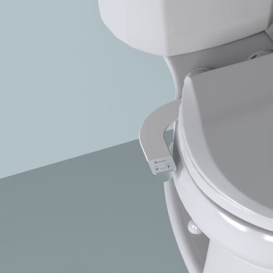 SimpleSpa Thinline Essential Bidet Attachment with Dual Nozzles