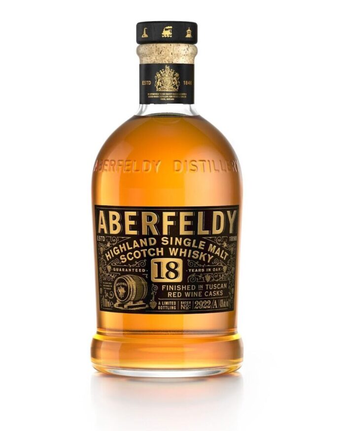 ABERFELDY 18 Year Old Limited Edition finished in Tuscan Red Wine Cask