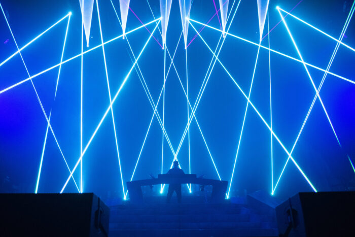 ILLENIUM's perfectly synchronized lasers are electrifying. Photo credit: Brez Media