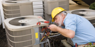 Specialist Repairing HVAC System