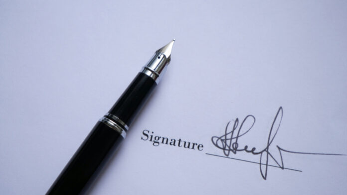 business signature