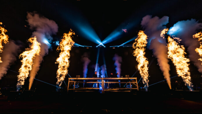 Sound in Motion helped produce the adrenaline-pumping NGHTMRE and JoyRyde B2B EDM Performance at The Armory in Minneapolis.
