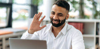 Business Person Working at Home