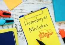 common mistakes when buying a home