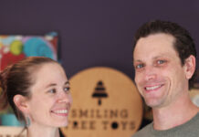 Husband Wife Owned Business Smiling Tree Toys and Smiling Tree Gifts