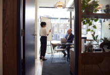 A Woman Giving a Presentation-Ecosystems