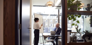 A Woman Giving a Presentation-Ecosystems