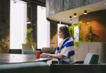 A Woman Working on Her Laptop-Live Interaction