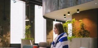 A Woman Working on Her Laptop-Live Interaction