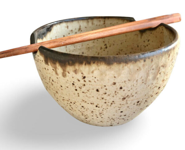 Gina Desantis Ceramics Noodle Bowl in Sand Father's Day