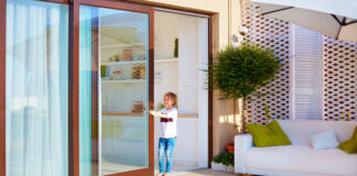 Kitchen Style with Decorative Glass Inserts