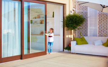 Kitchen Style with Decorative Glass Inserts