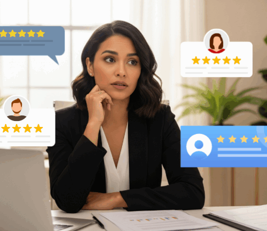 Home business owner wondering if her online reviews are breaking any rules