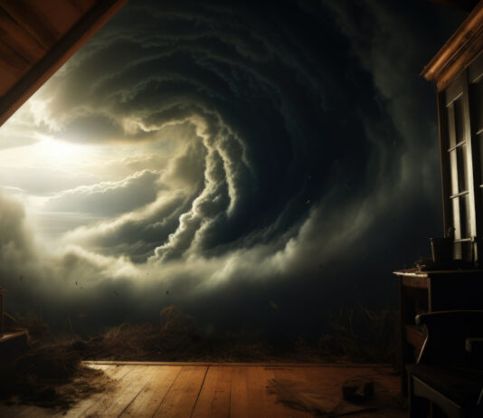 Tornado With a Safe Room Plan