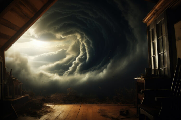 Tornado With a Safe Room Plan