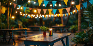 Bistro Light Installation