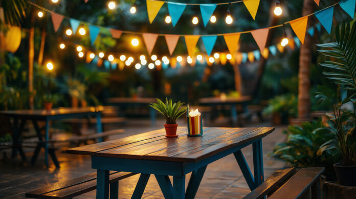 dreamstime_s_389784038 Bistro Light Installation