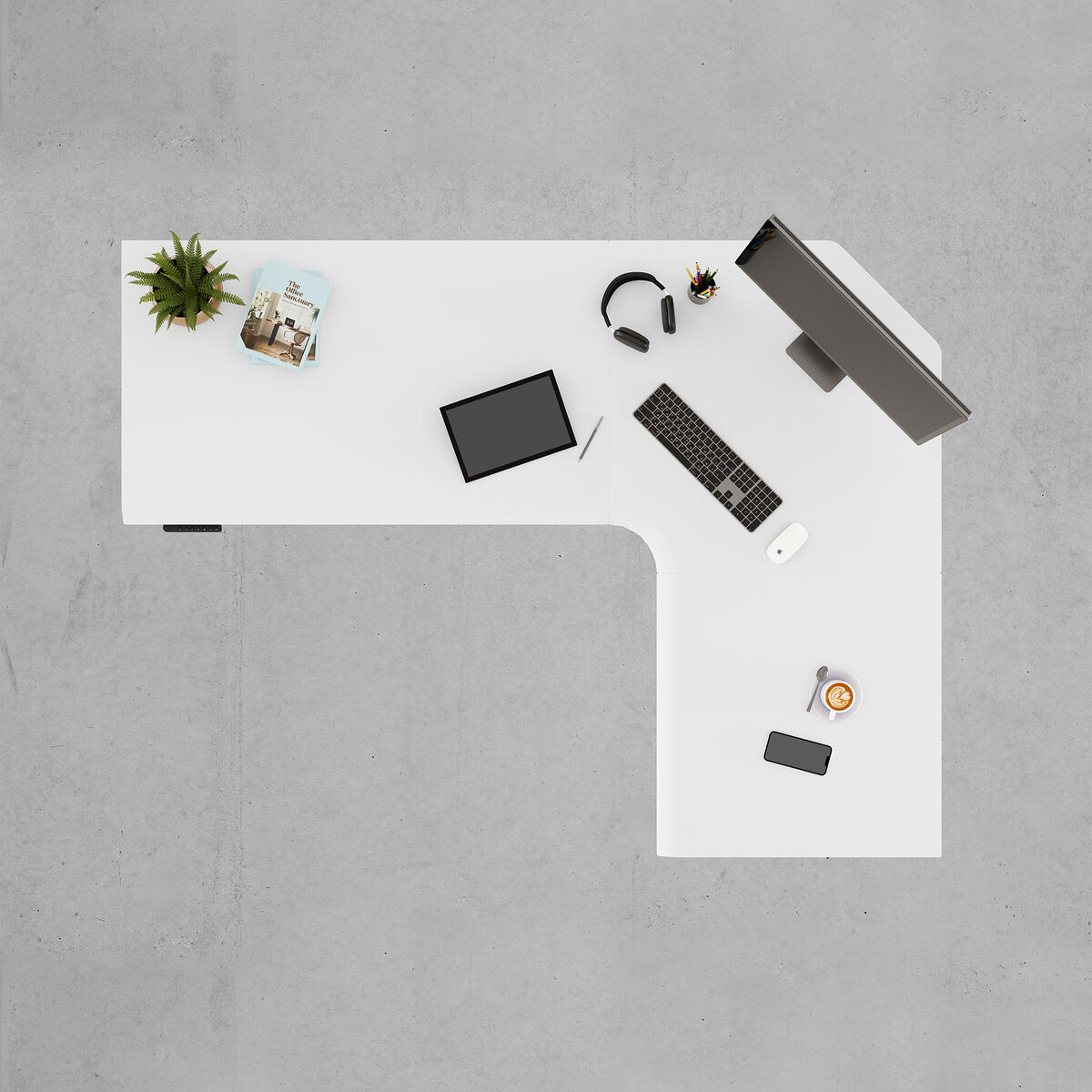 Vari Corner Desk Spacious