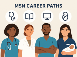Nurses with an MSN Degree