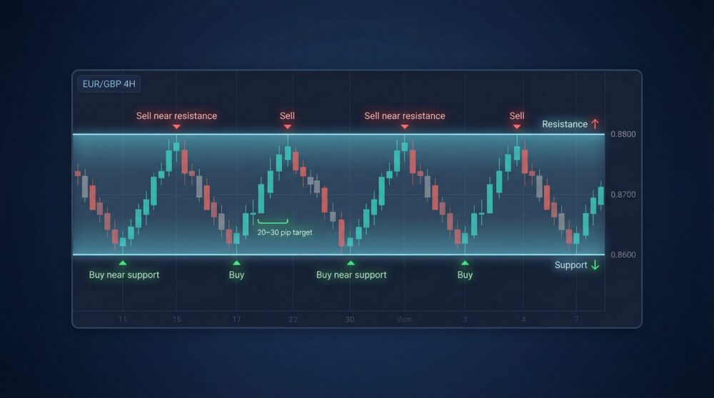 Range trading strategy