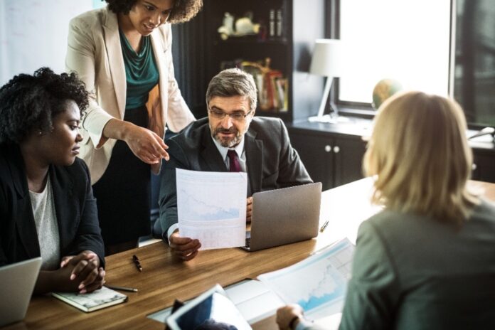 business-people-meeting Safe Law Firm Marketing for Average Results