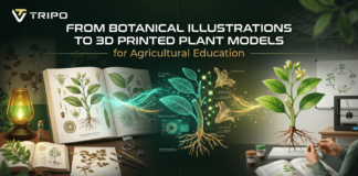 From Botanical Illustrations to 3D Printed Plant Models