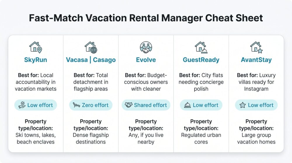 fast-match vacation rental manager