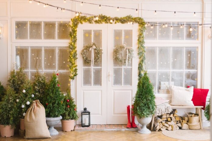 christmas-decorations-with-trees-and-garlands-on-d-2026-01-08-22-32-03-utc Right Christmas Lights for Your Home or Business