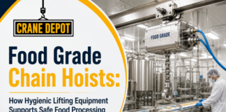Hygienic Lifting Equipment Supports Safe Food Processing