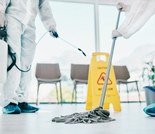 Commercial Cleaning Firm Protects Building's Image
