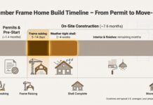 How Long Does It Take to Build a Timber Frame Home? Why the Frame Is the Fast Part Build a Timber Frame Home Timeline