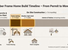 Build a Timber Frame Home Timeline