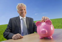 Self-employed person managing finances with a credit union