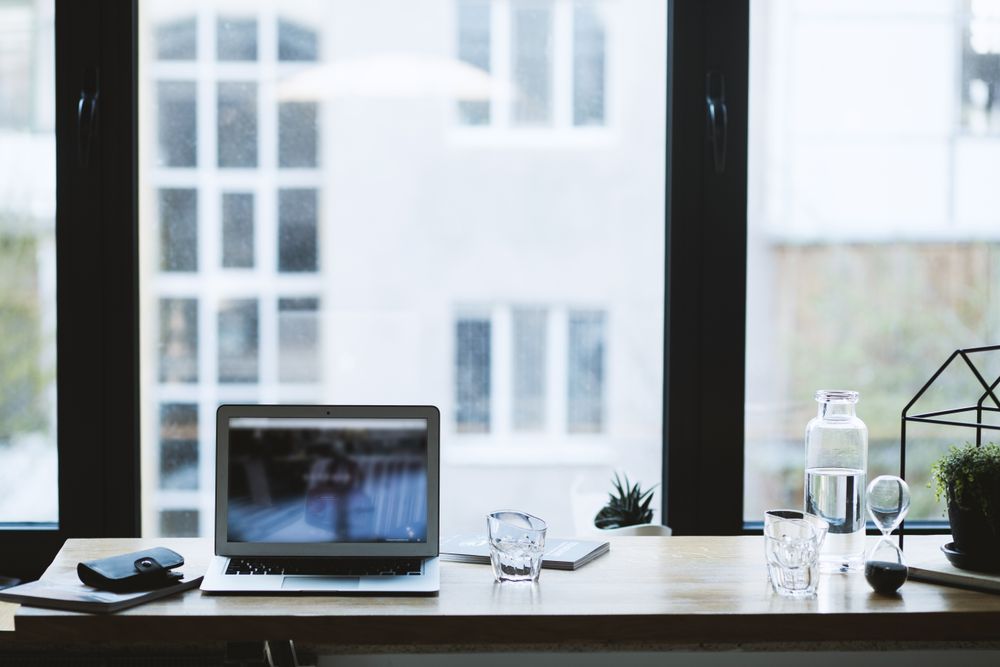 Labor Day home-office upgrades with laptop and workspace