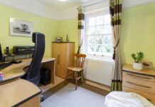 How to Turn a Spare Bedroom into a High-Functioning Commercial Workspace Spare bedroom converted into a professional home office
