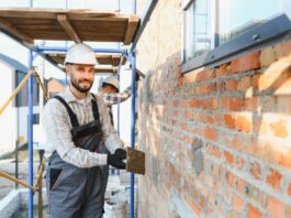Exterior renovations for home businesses with a modern entrance