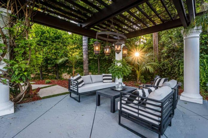 Enclosed Lanai Home Office for Entrepreneurs Entrepreneur working in an enclosed lanai home office
