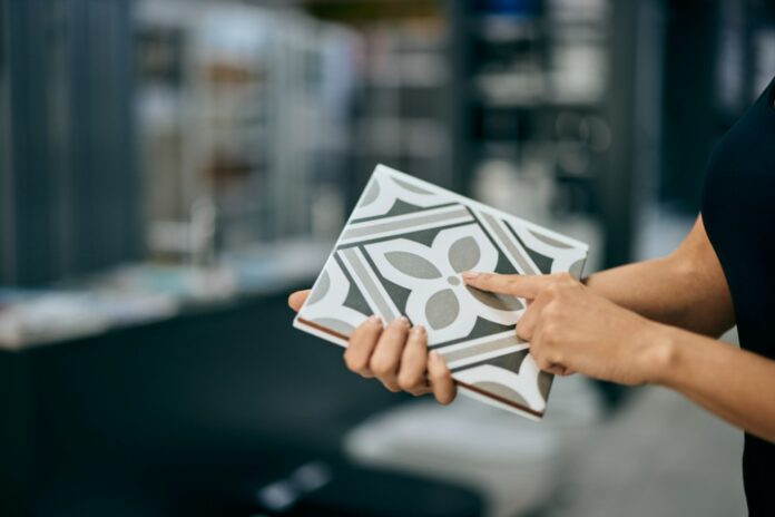 clé tile design showcasing artistic tile and material craftsmanship