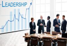 High-performance leaders and CEOs discussing business strategy