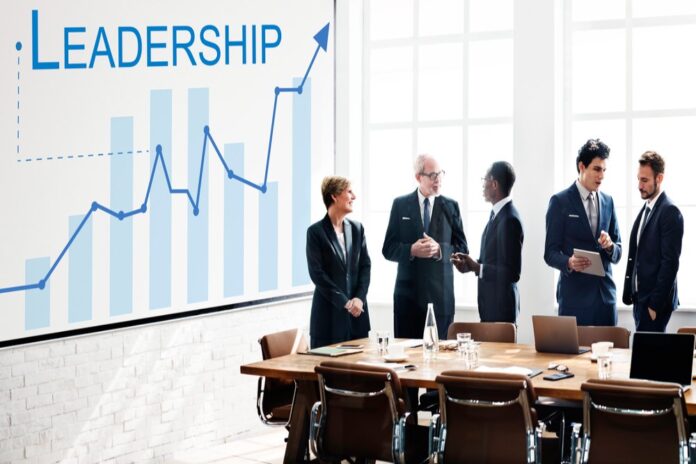 High-performance leaders and CEOs discussing business strategy